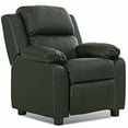 thumbnail image 2 of Canddidliike Kids Deluxe Headrest Recliner Sofa Chair with Storage Arms-Black, Comfy Chair for Kids, 2 of 9