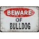 thumbnail image 1 of Beware of Bulldog vintage Metal Tin Sign Retro Funny Tin Sign For Wall Decor 8" x 12" Bulldog, 1 of 4