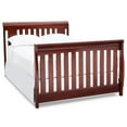 Delta Children Charlotte 4in1 Convertible Crib, Black Cherry Espresso