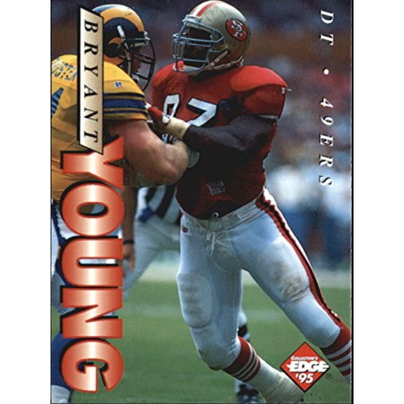 1995 Collector's Edge #182 Bryant Young NFL Football Trading Card
