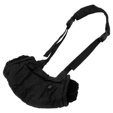 WRITWAA  Electric Heating Warmth USB Powered Waterproof Quilted Polyester Hand Warmer Bag Black Winter Style 1Pcs
