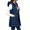 Navy, variant on IUYRTFE Women Longline Hooded Puffer Vest Zip Up Sleeveless Winter Coat with Pockets for Outdoor Travel Daily Wear