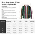 thumbnail image 5 of Gaeub Colorful Stripes Men's and Women's UPF 50+ Long-Sleeved Sun Protection Clothing, Fishing Shirt Long Sleeve Zip-X-Large, 5 of 7