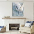 thumbnail image 3 of Stupell Industries Flying Egret Coastal Abstraction Coastal Painting Gallery Wrapped Canvas Print Wall Art, 3 of 5