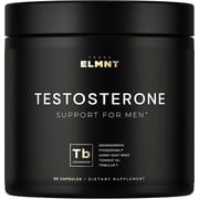 ELMNT 21,800mg Testosterone Booster for Men Male Enhance w. Tongkat Ali Horny Goat Weed+ Pre-Workout