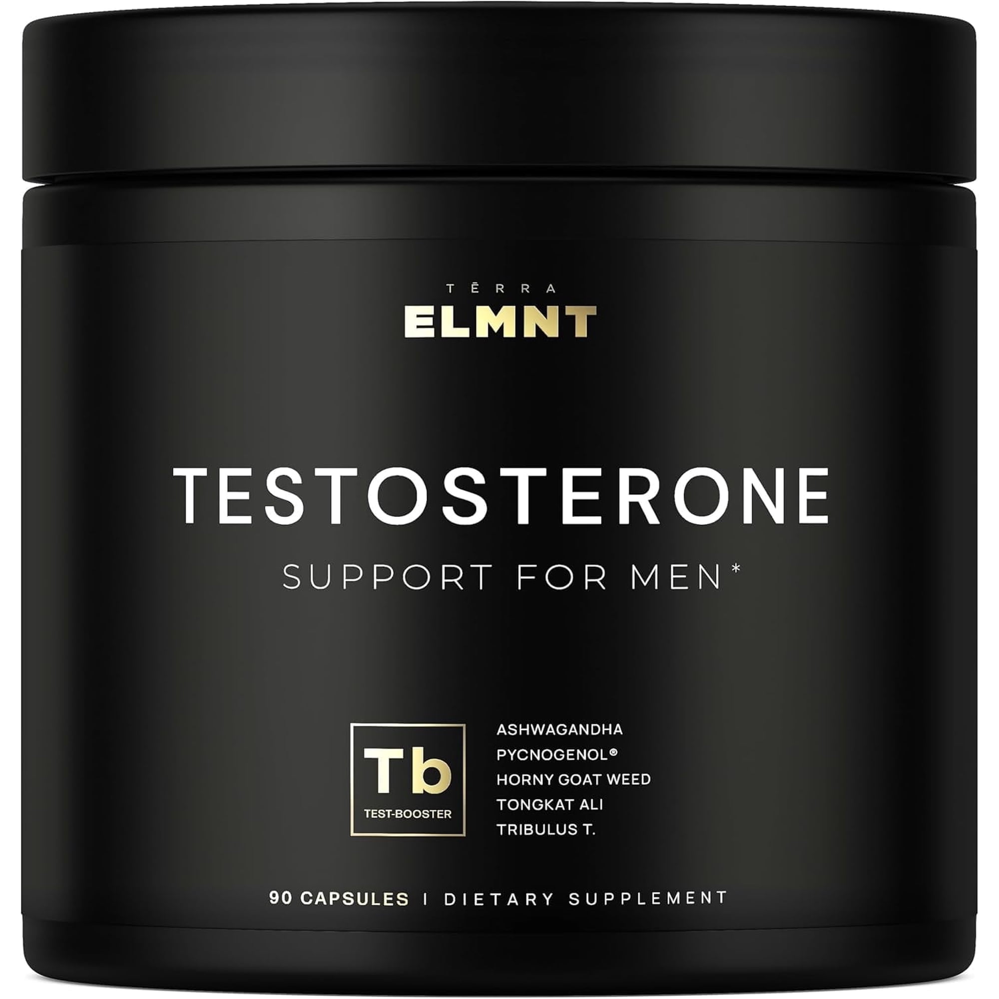 ELMNT 21,800mg Testosterone Booster for Men Male Enhance w. Tongkat Ali Horny Goat Weed+ Pre-Workout