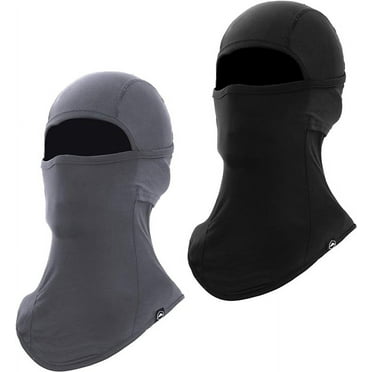 Black Balaclava Ski Mask for Men & Women - Motorcycle Balaclava Face Mask for Cold Weather - Snowboard Mask w/UV Protection