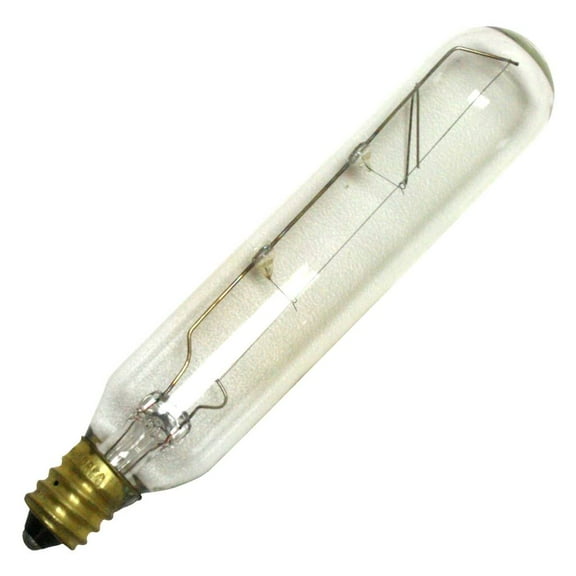 Tungsram 25654 - 25T6.5/CAND/CL 130V Candelabra Screw Base Exit Light Bulb