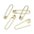 thumbnail image 2 of (2 pack) Coiless Safety Pins Gold 1.5In 25Piece, 2 of 3