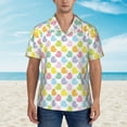 thumbnail image 2 of Yiaed Colorful Rubber Duck Print Hawaiian Shirt for Men Short Sleeve Button Down Shirts Beach Shirts for Men,XX-Large, 2 of 7