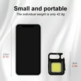 thumbnail image 2 of COB Small Flashlights Bright Rechargeable Keychain Mini Flashlight Multifunctional Portable Pocket Light for Emergency Outdoor Fishing Camping Repairing, 2 of 8