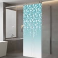 thumbnail image 3 of Flower White Window Privacy Film Cherry Blossoms Teal Background Decorative Glass Window Film UV Blocking Static Cling Non-Adhesive Sticker Covering for Home Door 29.5 x 78.7 inches, 3 of 8