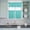 Auqamarin SpringGreen, variant on 3 Piece Kitchen Curtains and Valances Set Sage Green Striped Cafe Curtains 24 Inch Length Modern Simple Farmhouse Beige Valance & Tier Curtain for Living Room Bedroom Small Window 54"x18" 27"x24"*2