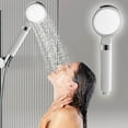 thumbnail image 4 of Dual Filter Shower Head with Vitamin C Cartridge High Pressure Handheld Shower Head Remove Chlorine Fluoride Heavy Metals Soften Hard Water for Dry Skin and Hair Care Bathroom Accessories, 4 of 4