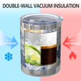 thumbnail image 2 of 12oz Tumblers Pioneer Flower Vacuum Insulated Stainless Steel Travel Tumbler Cups Mug with Lid and Straw for Beer,Coffee,Beverages with Cleaning Brush for Cold & Hot Drinks, 2 of 5