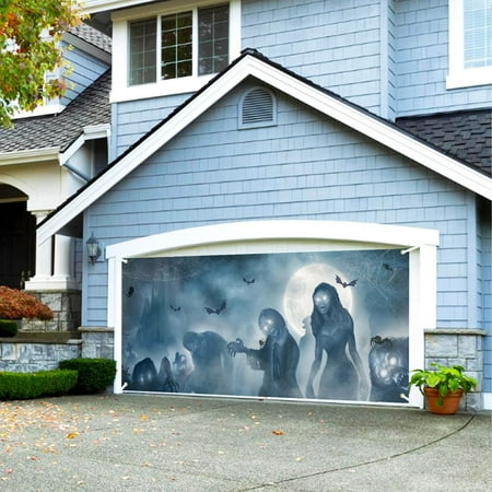 

GARENAS Tapestry Aesthetic Garage : Themed Banner with Haunting Graphics for Car Enthusiasts & Garage Makeovers Easy Setup Durable Fabric