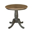 thumbnail image 5 of 30" Round Wood Table With 2 X-Back Chairs in Hickory/Washed Coal - 3 Piece Set, 5 of 5