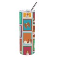thumbnail image 2 of Carolines Treasures MLM1129TBL20 20 oz  Lots of Red & White Papillon Stainless Steel Skinny Tumbler, 2 of 5
