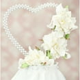 thumbnail image 2 of Vintage Paper Gardenia Cake Topper With Pearl Heart, 2 of 2