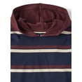 thumbnail image 3 of The Children's Place Boys Long Sleeve Stripe Hooded Top, Sizes XS-XXL, 3 of 3