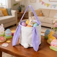 thumbnail image 4 of Wozhuo Sac-cadeau de Bonbons de Pâques Panier Lapin en Forme d'Oeuf Réutilisable Cadeau de Fête, 4 of 6