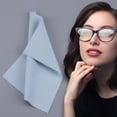 thumbnail image 2 of 100 Pcs Microfiber Glasses Cleaning Cloth Soft Lint-free Pocket P6U1, 2 of 8