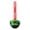 Green 0.15*0.15IN, variant on 24 Pack Christmas Hanging Ornaments with Printed Ribbon,Christmas Mood-Creating Decorations for Christmas Tree Gift Decor,DIY Holiday Arrangement and Home Styling,Gold