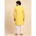 thumbnail image 2 of SKAVIJ Kurta Pajama Set for Men Cotton 2 Piece Top Bottom Traditional Indian Dress Gold XL, 2 of 11
