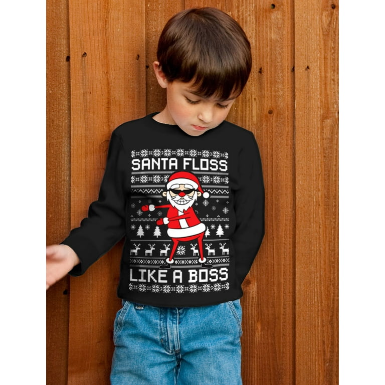 Floss like a boss christmas jumper best sale