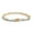 Gold Color Blue, variant on Hip Hop 4mm*6mm Color Oval CZ Stone Bling Iced Out Tennis Link Chain 14K Yellow Gold Bracelets for Men Women Rapper Jewelry Golden Silver Color
