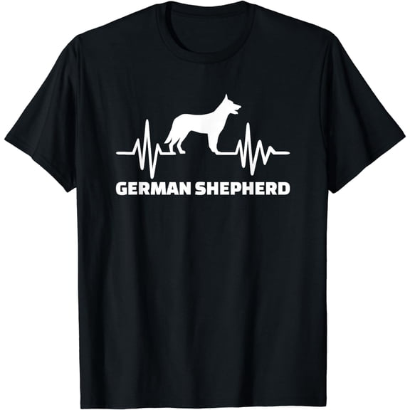 German Shepherd heartbeat T-Shirt