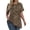 Leopard, variant on Fantaslook Plus Size Womens Tunic Tops Short Sleeve Casual Floral Shirts Swing Flare Dressy Blouses