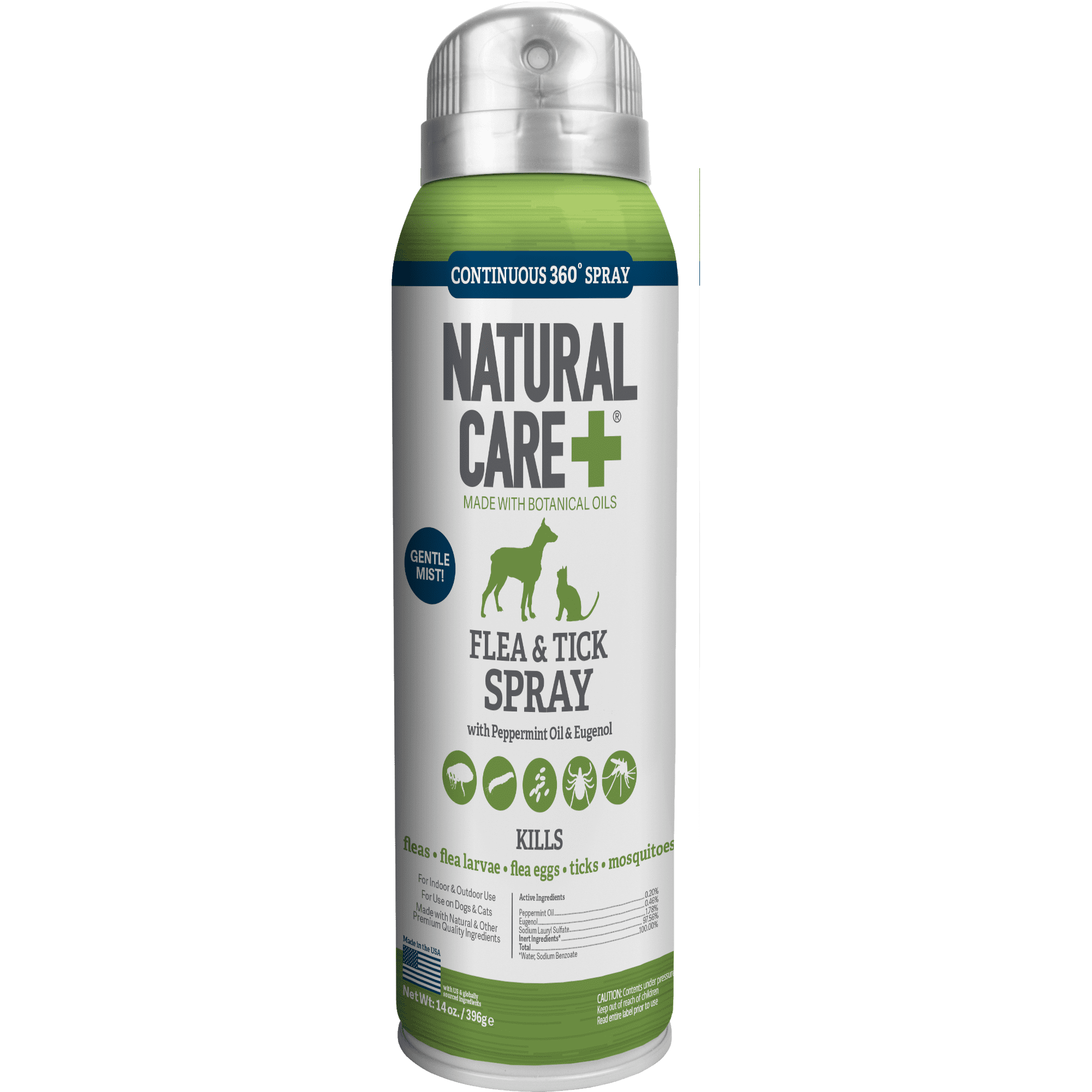 Natural Care Flea And Tick Spray For Dogs And Cats Flea