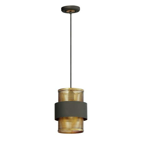 

Maxim 31208OIAB Caspian Single Light Pendant Oil Rubbed Bronze & Antique Brass