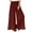 Wine, variant on LLYwey Women Pajama Pants Women Fashion Casual Elastic Waist Loose Full Length Pants Business Casual Pants Female Long Pant Style H2236 Brown XXL