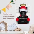thumbnail image 5 of FMSHPON Christmas Dog Bad Santa Clipboard Hardboard Wood Nursing Clip Board and Pull for Standard A4 Letter 13x9 inches, 5 of 5