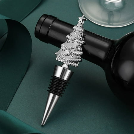 

Christmas ClearanceChristmas Tree Wine Stopper Champagne Sealer Wine Corks Christmas Wine Bottle Stopper Party Favors