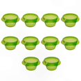thumbnail image 1 of 10-Pack Plant Protectors for Garden Vegetables - Snail Barrier Collars, 1 of 5