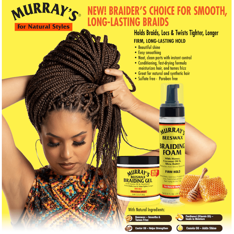 Oui Apsia Miracle on Fire Gel 100g 4個 MURRAY'S - Beeswax Braiding Gel FIRM HOLD - Walmart.com