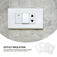 thumbnail image 3 of 30pcs Electrical Outlet Insulation Pads Switch Plate Insulation Pads Silicone Outlet Gaskets, 3 of 4