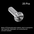 thumbnail image 3 of Unique Bargains M5x20mm Plastic Phillips Machine Screws, PC Flat Head Machine Bolts 25 Pack, 3 of 4