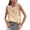 White, variant on Laqbezok Women's Large Round Sequin Tank Top, Sparkly Sleeveless Scoop Neck Paillette Blouse, Shiny Party Clubbing Outfit