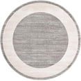 thumbnail image 2 of Jill Zarin Uptown Collection Area Rug - Yorkville (5' 3" Round Gray/Ivory), 2 of 5