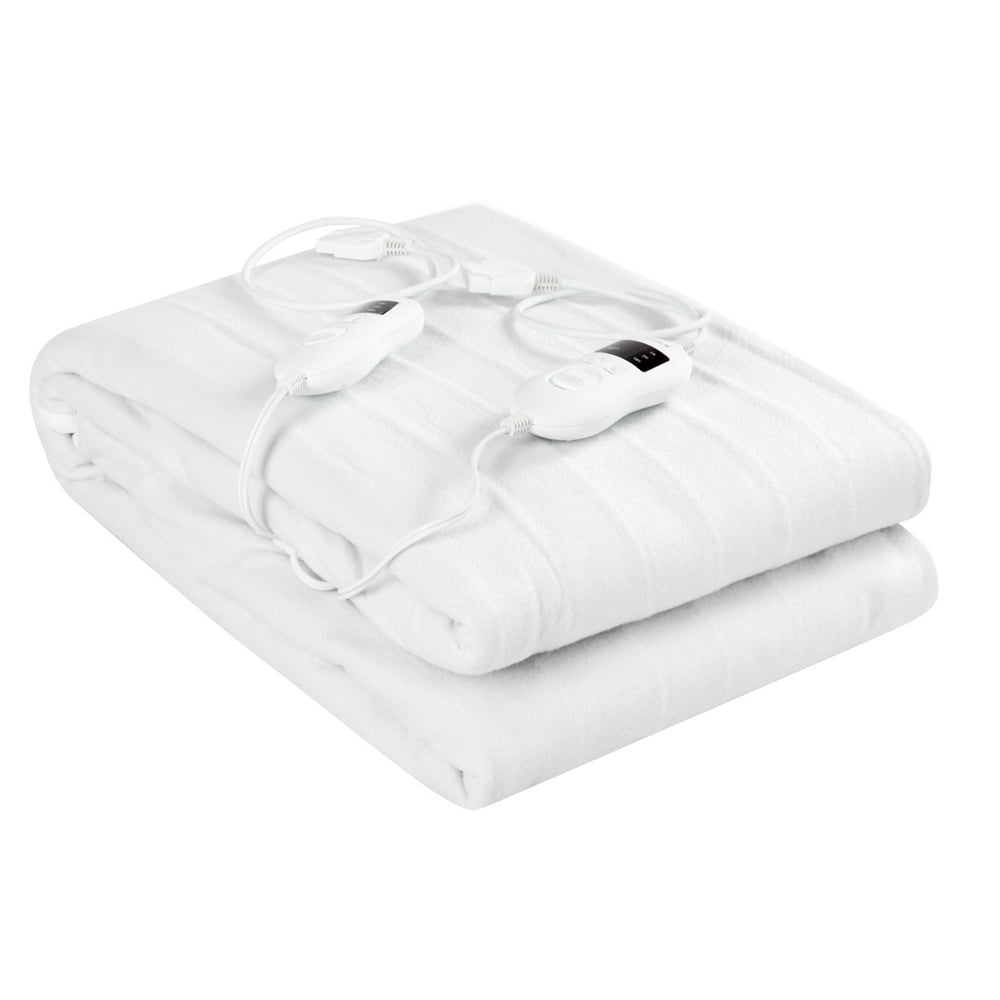 Topbuy Blanket Electric Heated Mattress Pad Safe 8 Temperatures &Timer