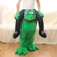 thumbnail image 3 of Halloween Cosplay Costume Santa Claus Fake Legs Magic Pants Woman Men Novelty Spoof Ride On Reindeer Xmas, 3 of 4