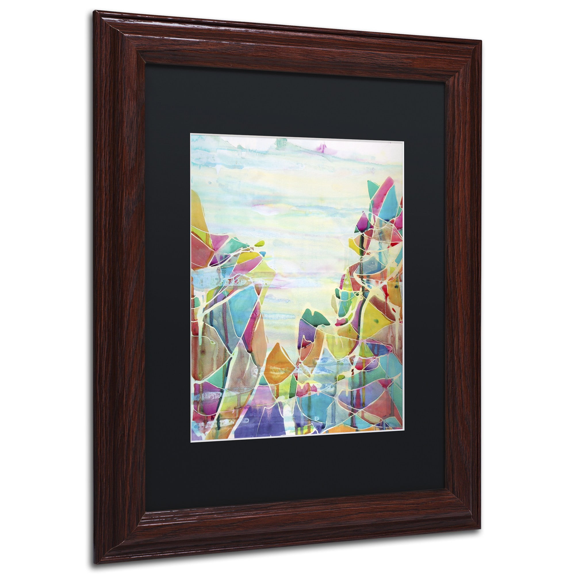 Trademark Fine Art "Pico de Orizaba" Canvas Art by Lauren Moss Black Matte, Wood Frame