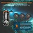 thumbnail image 2 of ORCATORCH D920 Aluminum Alloy 5000 Lumens Scuba Dive Light for 150m Underwater, Super Bright Waterproof Flashlight with Rechargeable Battery, Submersible Diving Torch for Deep Sea & Night Diving, 2 of 7