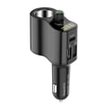 thumbnail image 1 of JaJaBor FM Transmitter Bluetooth 5.0 Car Kit Handsfree Car Music Player Cigarette Lighter Socket Splitter Dual USB Car Charger, 1 of 1
