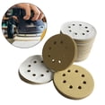 thumbnail image 2 of 125Mm Sanding Discs 100Pcs Yellow Grit 8 Hole For Efficient Dust Control 150 Grit, 2 of 10