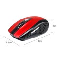 thumbnail image 2 of Langgg Computer 2.4Ghz Wireless Optical Mouse with USB Receiver 6 Buttons Gaming Mice 800/1200/1600DPI Desktop PC Laptop Accessories Red, 2 of 9